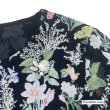画像5: 【《新作》SuperBeauty クーポン1111(10%OFF)他　利用可】アシンメトリーヘム花柄プリントパワーネット素材チュニック (5)