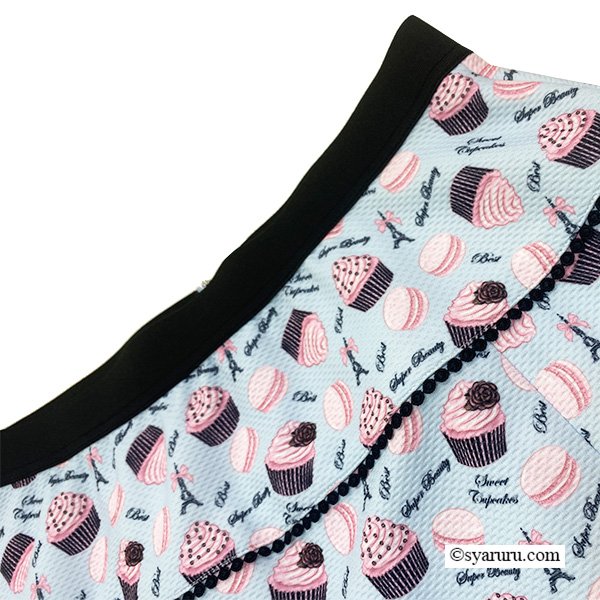 画像5: 【《新作》SuperBeauty クーポン1111(10%OFF)他　利用可】スイーツプリントウェストゴムスカート (5)