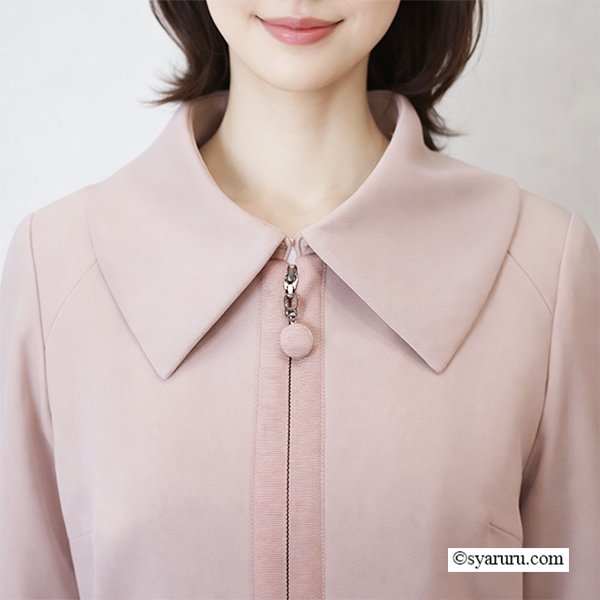 画像6: 【《新作》SuperBeauty クーポン1111(10%OFF)他　利用可】袖フレアデザインジップアップジャケット (6)