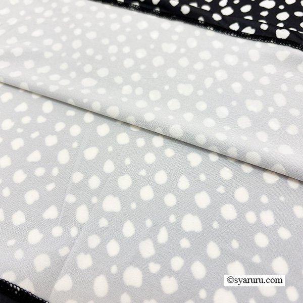 画像9: 【《新作》SuperBeauty クーポン1111(10%OFF)他　利用可】パールビーズ使いニットxドット柄切替ワンピース (9)