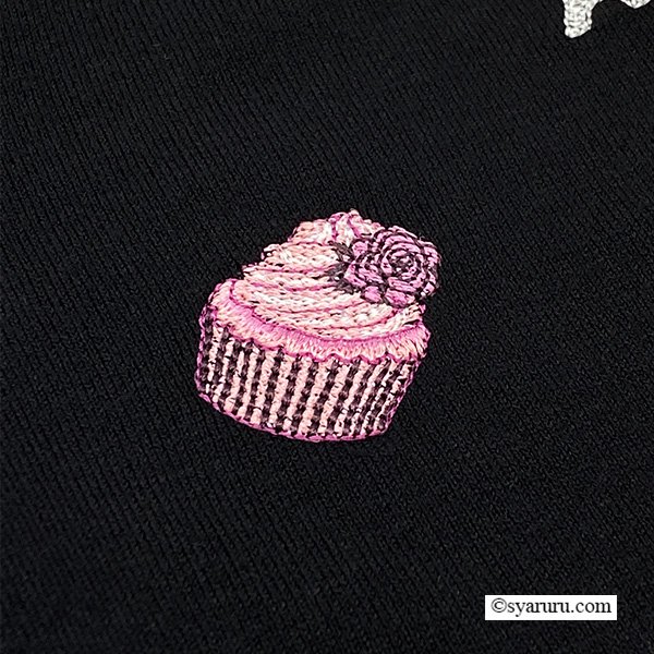 画像11: 【《新作》SuperBeauty クーポン1111(10%OFF)他　利用可】スイーツ刺繍ニットカーディガン (11)