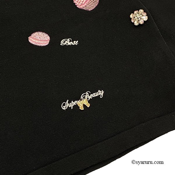 画像9: 【《新作》SuperBeauty クーポン1111(10%OFF)他　利用可】スイーツ刺繍ニットカーディガン (9)