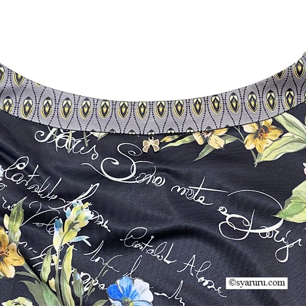 画像12: 【《新作》SuperBeauty クーポン1111(10%OFF)他　利用可】胸元スリット入り多色使い ジャージ素材七分袖ワンピース (12)