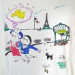 画像5: 【《新作》SuperBeauty クーポン1111(10%OFF)他　利用可】ラビットイラスト ドローストリングギャザーデザインロングTシャツ (5)
