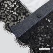 画像18: 【今週の追加《新作》SuperBeauty クーポン1111(10%OFF)他　利用可】裾レース切替転写素材ノーカラージャケット (18)