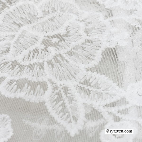 画像11: 【今週の追加《新作》SuperBeauty クーポン1111(10%OFF)他　利用可】レース花モチーフx刺繍入りジップアップジャケット (11)