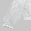 画像12: 【今週の追加《新作》SuperBeauty クーポン1111(10%OFF)他　利用可】レース花モチーフx刺繍入りジップアップジャケット (12)