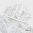 画像13: 【今週の追加《新作》SuperBeauty クーポン1111(10%OFF)他　利用可】レース花モチーフx刺繍入りジップアップジャケット (13)