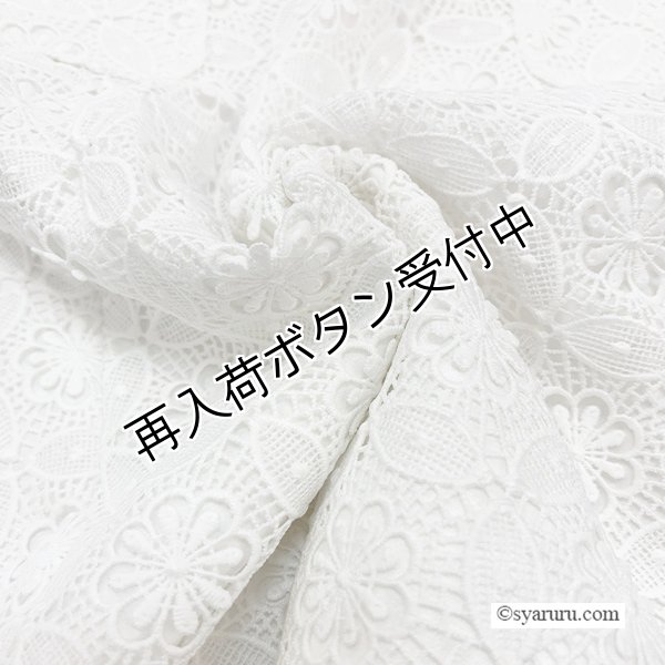 画像9: 【SALE 50％ 2026春夏SuperBeauty】前立てボタンレース素材エレガントワンピース (9)