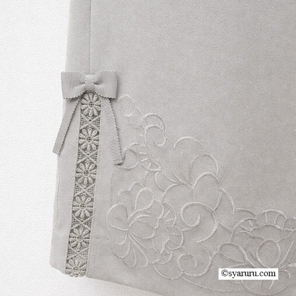 画像9: 【今週の追加《新作》SuperBeauty クーポン1111(10%OFF)他　利用可】裾サイド刺繍入りリボンデザインワイドパンツ (9)