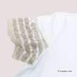 画像11: 【《新作》SuperBeauty クーポン1111(10%OFF)他　利用可】胸元刺繍袖ボーダー柄フリルTシャツ (11)