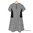 画像3: 【《新作》SuperBeauty クーポン1111(10%OFF)他　利用可】ギンガムチェック柄切替ワンピース (3)