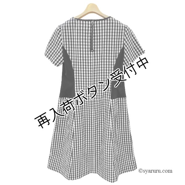 画像3: 【SALE 50％ 2026春夏SuperBeauty】ギンガムチェック柄切替ワンピース (3)