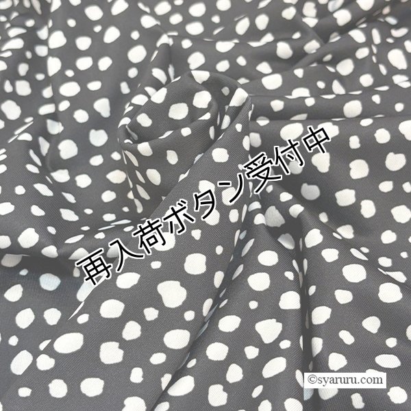 画像9: 【SALE 50％ 2026春夏SuperBeauty】ウェストレース使い水玉切替ワンピース (9)