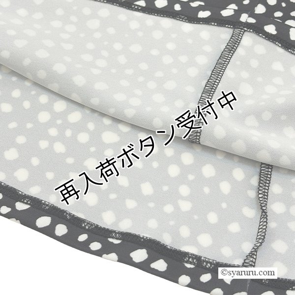 画像7: 【SALE 50％ 2026春夏SuperBeauty】ウェストレース使い水玉切替ワンピース (7)