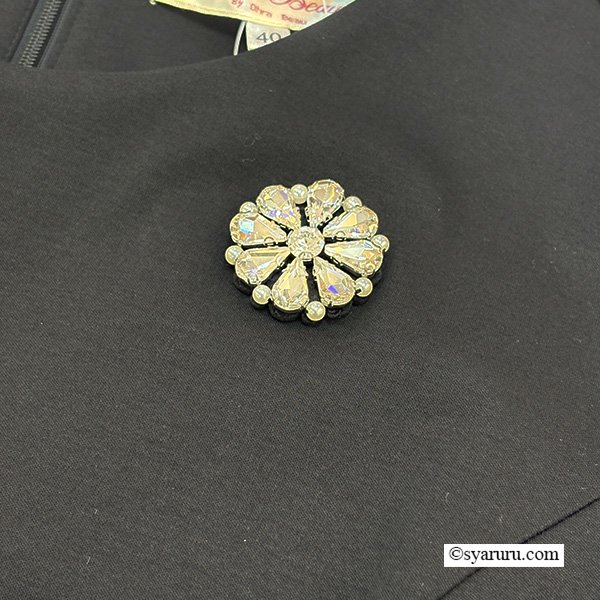 画像5: 【《新作》SuperBeauty クーポン1111(10%OFF)他　利用可】ウェストレース使い水玉切替ワンピース (5)