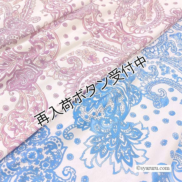 画像6: 【SALE 50％ 2026春夏SuperBeauty】ペイズリー柄Vネックワンピース (6)