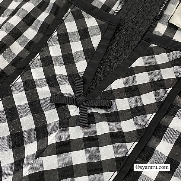 画像7: 【《新作》SuperBeauty クーポン1111(10%OFF)他　利用可】ギンガムチェック柄切替ワンピース (7)