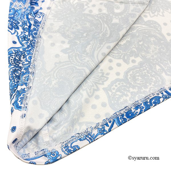 画像10: 【《新作》SuperBeauty クーポン1111(10%OFF)他　利用可】ペイズリー柄Vネックワンピース (10)