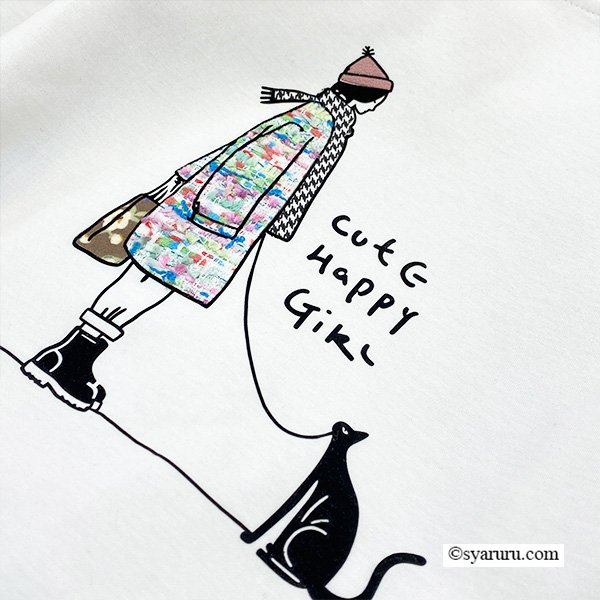 画像7: 【あわせて買うと便利】ガール＆キャット エレガントプリントトップス (7)