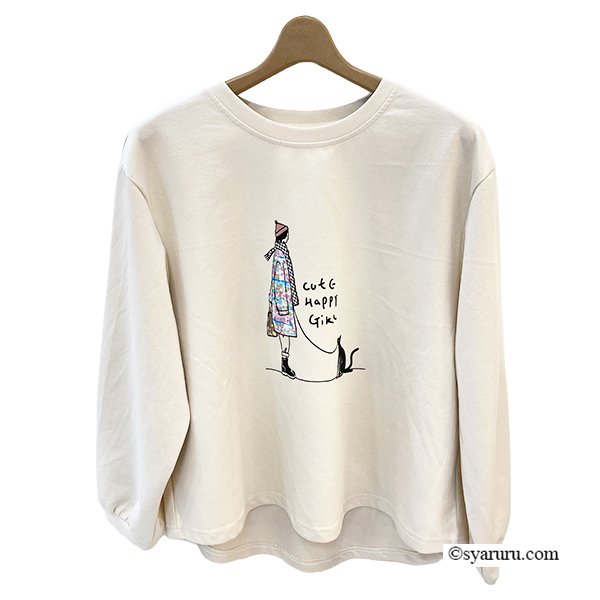 画像5: 【あわせて買うと便利】ガール＆キャット エレガントプリントトップス (5)