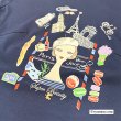 画像7: 【《新作》SuperBeauty クーポン1111(10%OFF)他　利用可】胸元Parisモチーフプリント レース切替xパフ袖ロングTシャツ (7)