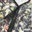 画像4: 【《新作》SuperBeauty クーポン1111(10%OFF)他　利用可】レース素材フラワープリントV開きジャケット (4)