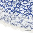 画像6: 【  《新作》SuperBeauty クーポン1111(10%OFF)他　利用可】ブルー系フラワープリント裾レース使いワンピース (6)