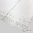 画像10: 【  《新作》SuperBeauty クーポン1111(10%OFF)他　利用可】裾レースx花モチーフ付麻混ワイドパンツ (10)