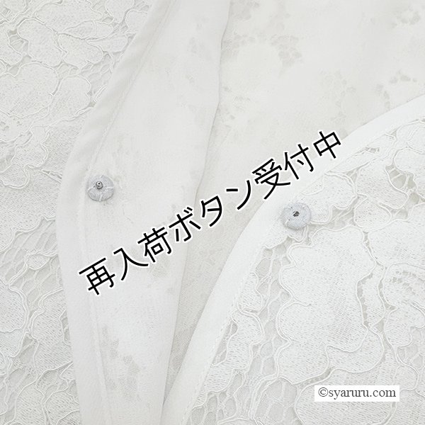 画像9: 【SALE 50％ 2026春夏SuperBeauty】レースxシフォン切替ノースリーブブラウス (9)