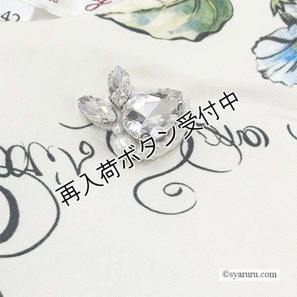 画像9: 【SALE 50％ 2026春夏SuperBeauty】花プリントx幾何学切替Tシャツ (9)