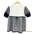 画像5: 《新作》SuperBeauty クーポン1111(10%OFF)他　利用可】ボーダー柄レース切替ParisプリントロングTシャツ (5)