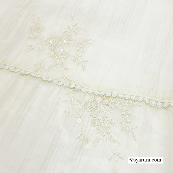 画像9: 《新作》SuperBeauty クーポン1111(10%OFF)他　利用可】胸元スパンコール刺繍 異素材ドッキングチュニック (9)