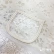 画像7: 《新作》SuperBeauty クーポン1111(10%OFF)他　利用可】ノーカラージップアップ オパール加工花柄ショートブラウス (7)