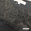 画像7: 【《新作》SuperBeauty クーポン1111(10%OFF)他　利用可】胸元xパフ袖レース切替チュニックTシャツ (7)