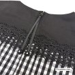 画像5: 【《新作》SuperBeauty クーポン1111(10%OFF)他　利用可】ギンガムチェック柄胸元切替Tシャツ (5)