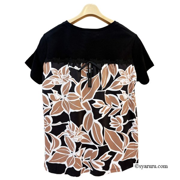 画像3: 【《新作》SuperBeauty クーポン1111(10%OFF)他　利用可】バックスタイル切替Tシャツ (3)