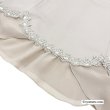 画像8: 【《新作》SuperBeauty クーポン1111(10%OFF)他　利用可】裾シフォンフリル花コサージュ付ポンチ素材チュニックカットソー (8)