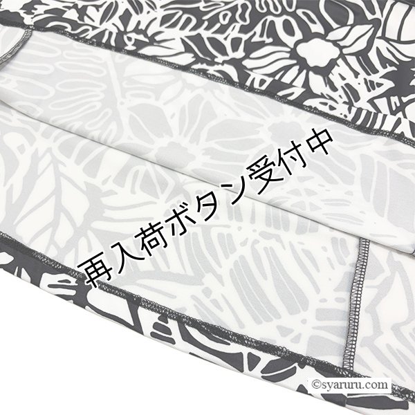 画像6: 【SALE 50％ 2026春夏SuperBeauty】袖レース使いモノトーン柄ワンピース (6)