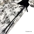 画像8: 【《新作》SuperBeauty クーポン1111(10%OFF)他　利用可】裾レース使い麻混素材の切替ワンピース (8)