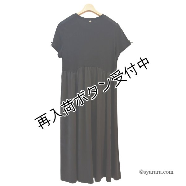 画像3: 【SALE 50％ 2026春夏SuperBeauty】ウェストラウンドギャザー切替異素材切替ワンピース (3)