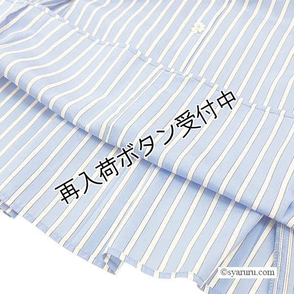 画像7: 【SUMMER SALE30％ 2026春夏SuperBeauty】ストライプ柄胸元切替チュニックTシャツ (7)