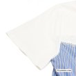 画像8: 【SUMMER SALE30％ 2026春夏SuperBeauty】ストライプ柄胸元切替チュニックTシャツ (8)
