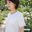 画像5: 【SuperBeauty クーポン1111(10%OFF)他　利用可】バックスタイルチュール切替ロングＴシャツ (5)