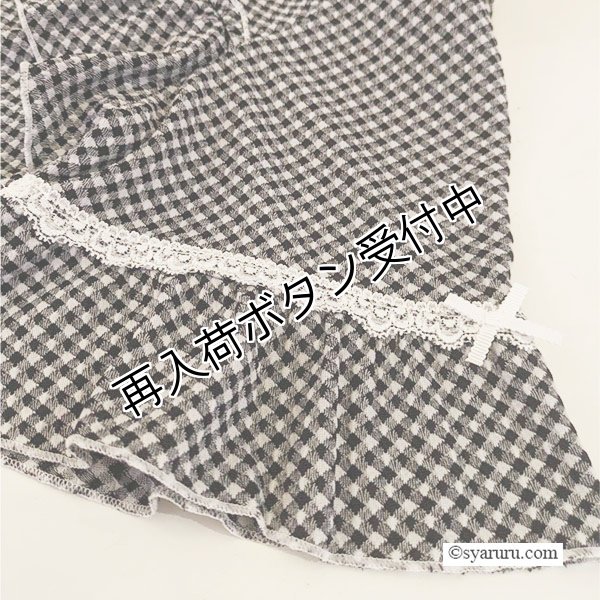 画像9: 【SUMMER SALE 50%OFF SuperBeauty】ストレッチギンガム素材　チュニックＴシャツ (9)