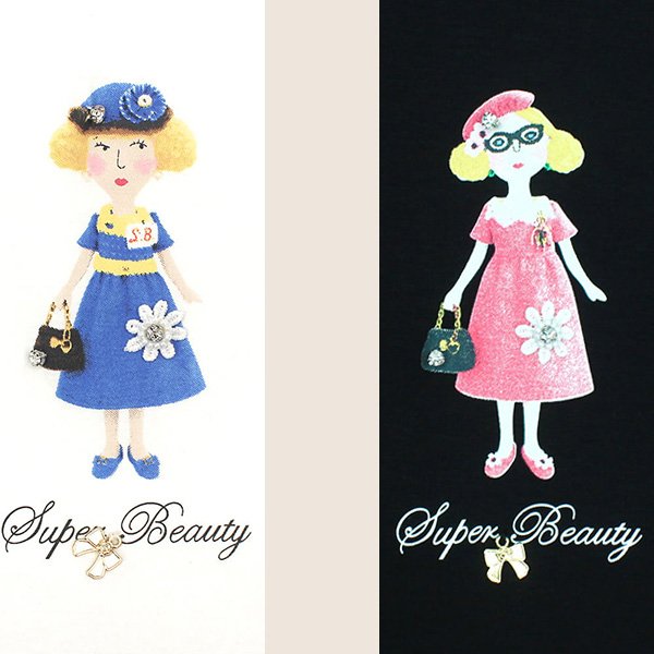 画像9: ドット切替チュニックカットソー【 新作 SuperBeauty 2026 秋冬 】 (9)
