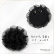 画像7: デニム転写プリントコサージュ付ロングジレ【 新作 SuperBeauty 2026 秋冬 】 (7)