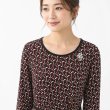 画像2: 幾何学模様プリントワンピース【 新作 SuperBeauty 2026 秋冬 】 (2)