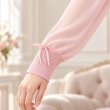 画像6: ＜SYARURU 誕生祭9/30まで＞リボン柄ジャガードシアースリーブチュニック【 新作 SuperBeauty 2026 秋冬 】 (6)