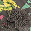 画像8: 【 17,000円 →超特価 5,900円＜在庫限り＞クーポン/POINT不可】★ウェスト花レースモチーフ付フラワープリントワンピー (8)